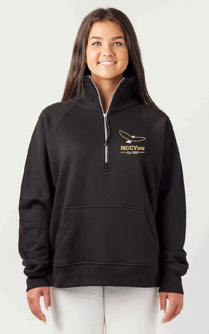 34) *** FRIDAY ONLY ITEM*** STYLE # 31179 ENZA LADIES BOXY HALF ZIP FLEECE
