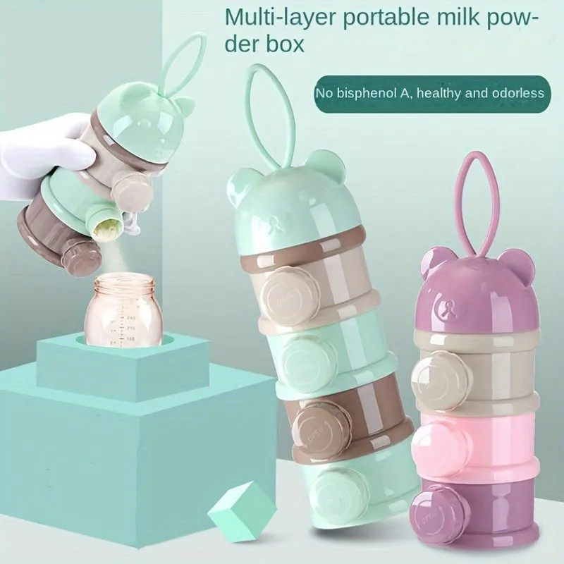 Baby Portable 3-layer 4-layer Milk Powder Box, Milk Powder