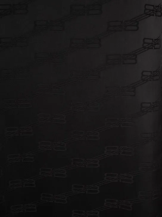 Balenciaga   BB monogram jacquard viscose skirt 