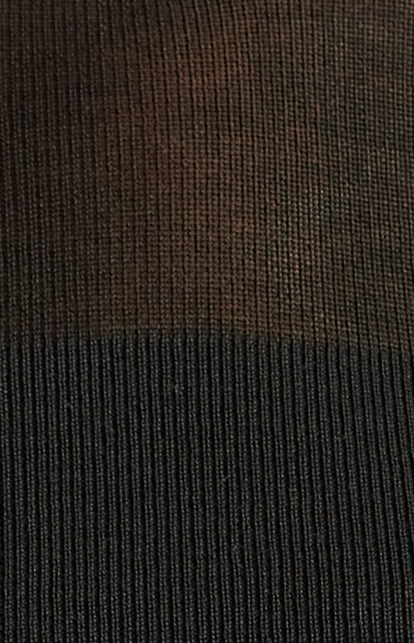 Chloe Long Sleeve Sheer Knit Top - Black