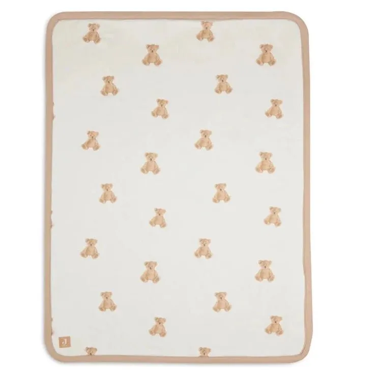 Decke Kinderbett Jersey 100x150cm  - Teddy Bear