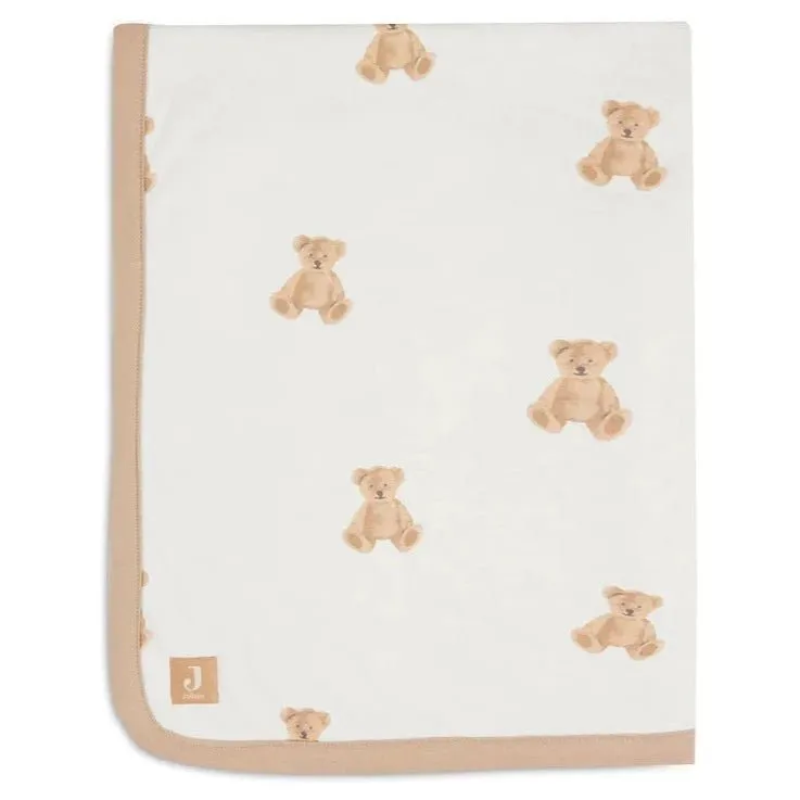 Decke Kinderbett Jersey 100x150cm  - Teddy Bear