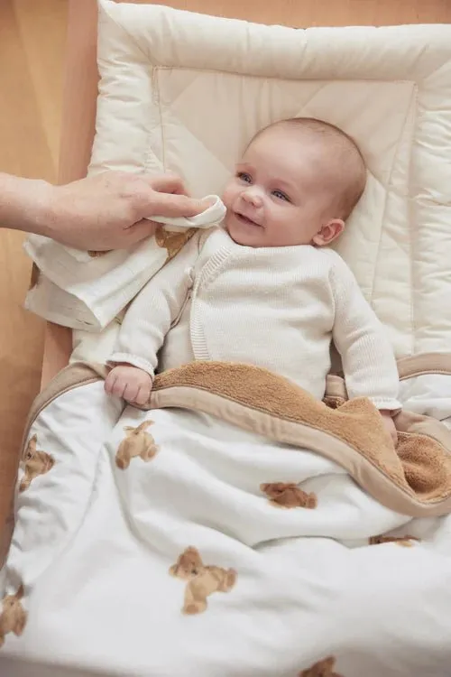 Decke Wiege Jersey - Teddy Bear