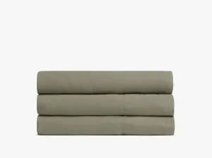 Linen Top Sheet - Moss