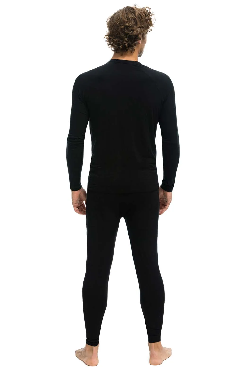 MEN'S MICRO MODAL BASE LAYER SET - BLACK