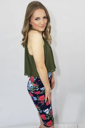 My Rose Garden Pencil Skirt
