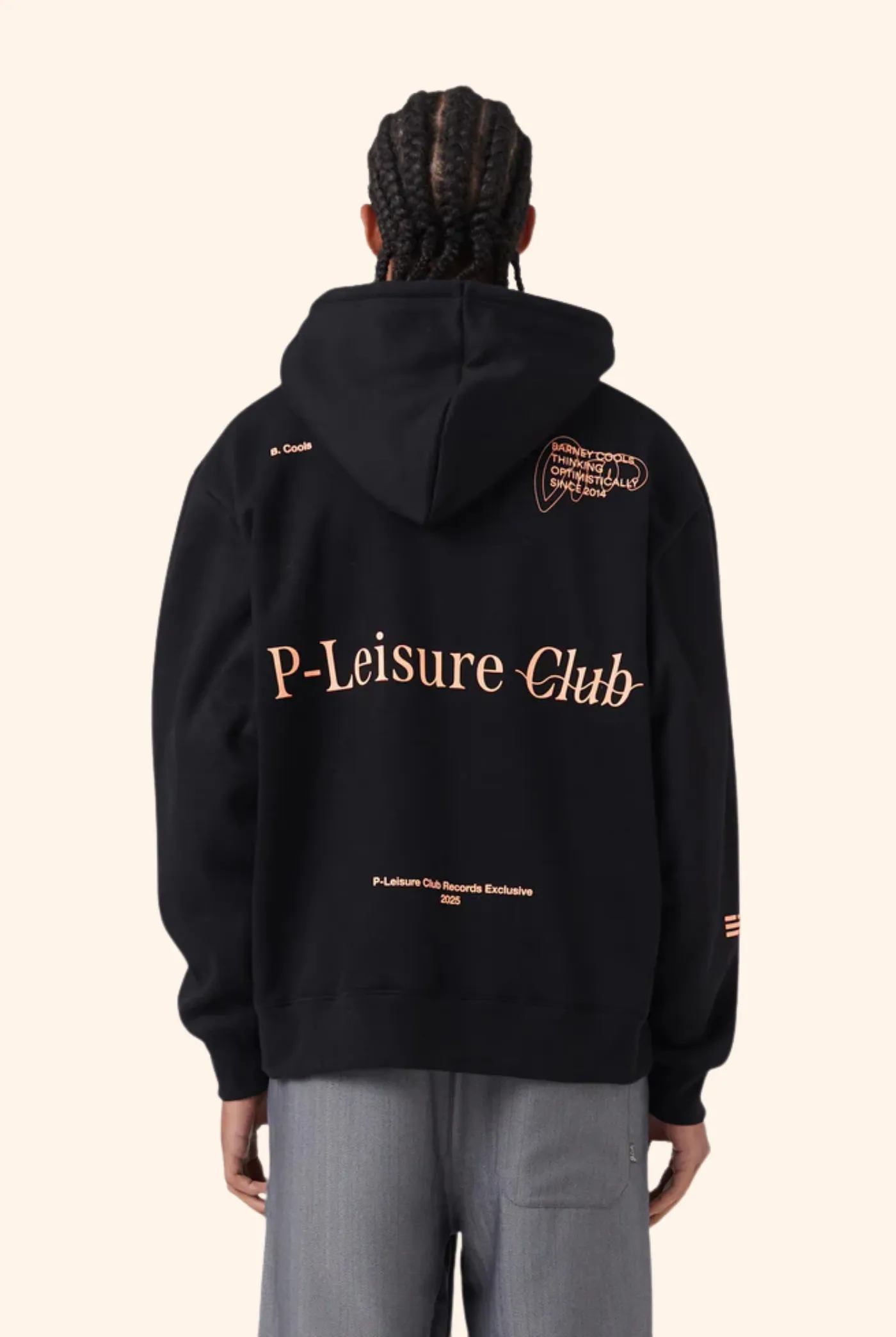 PC Zip Hood in Black