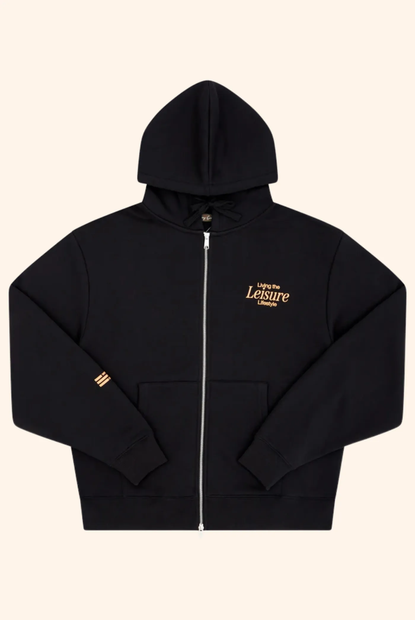 PC Zip Hood in Black