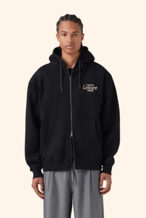 PC Zip Hood in Black