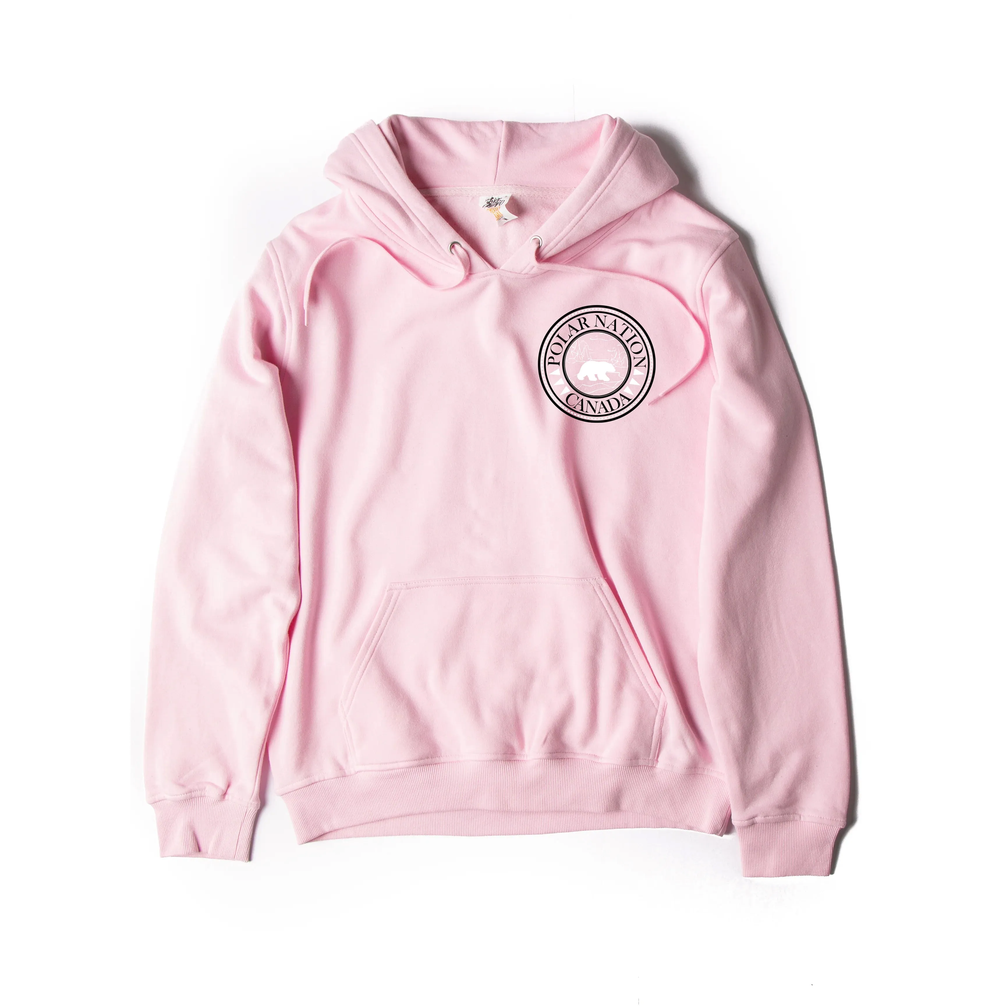 Polar Nation Canada Fleece Hoodie, Pink