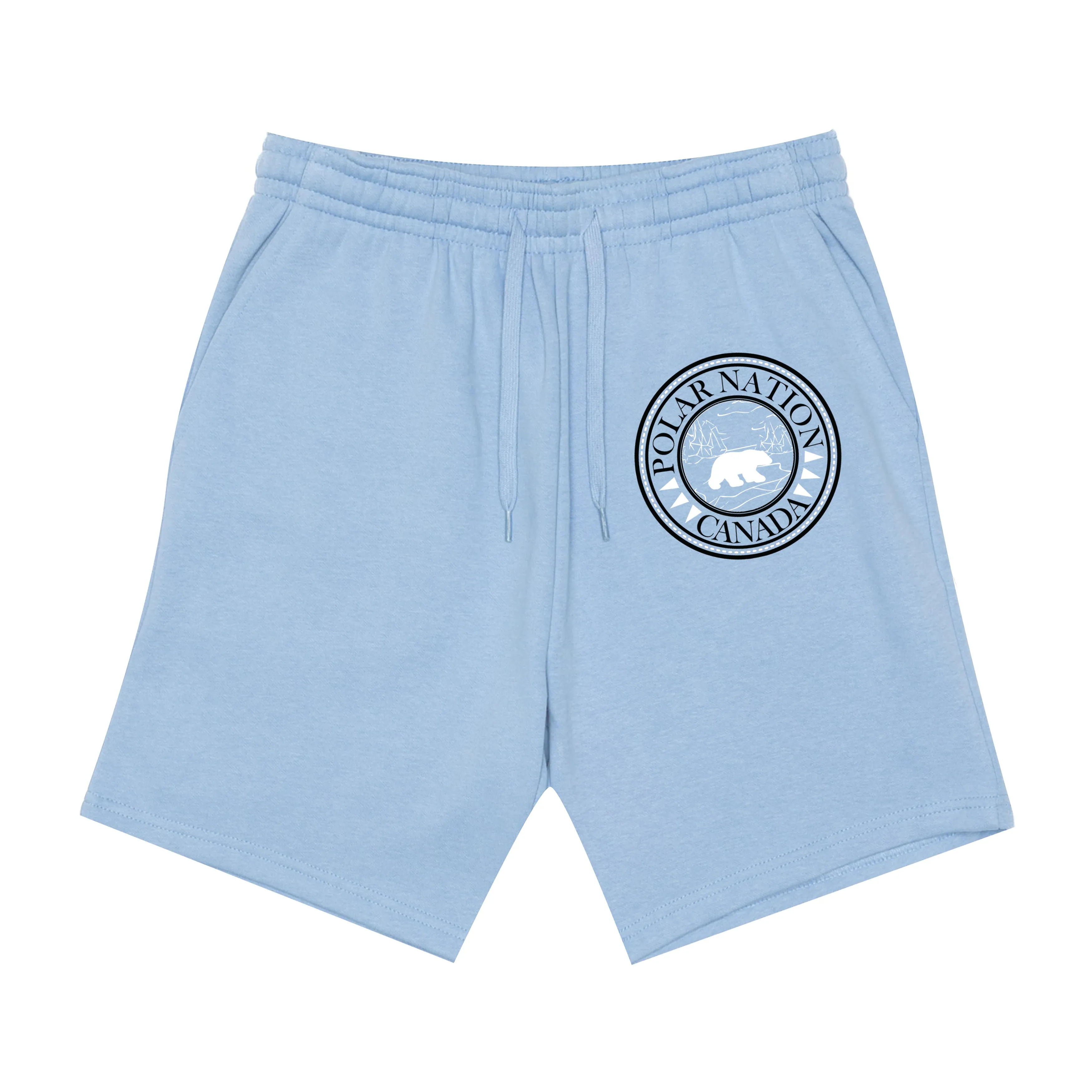 Polar Nation Canada Fleece Sweatshorts, Glacier Blue