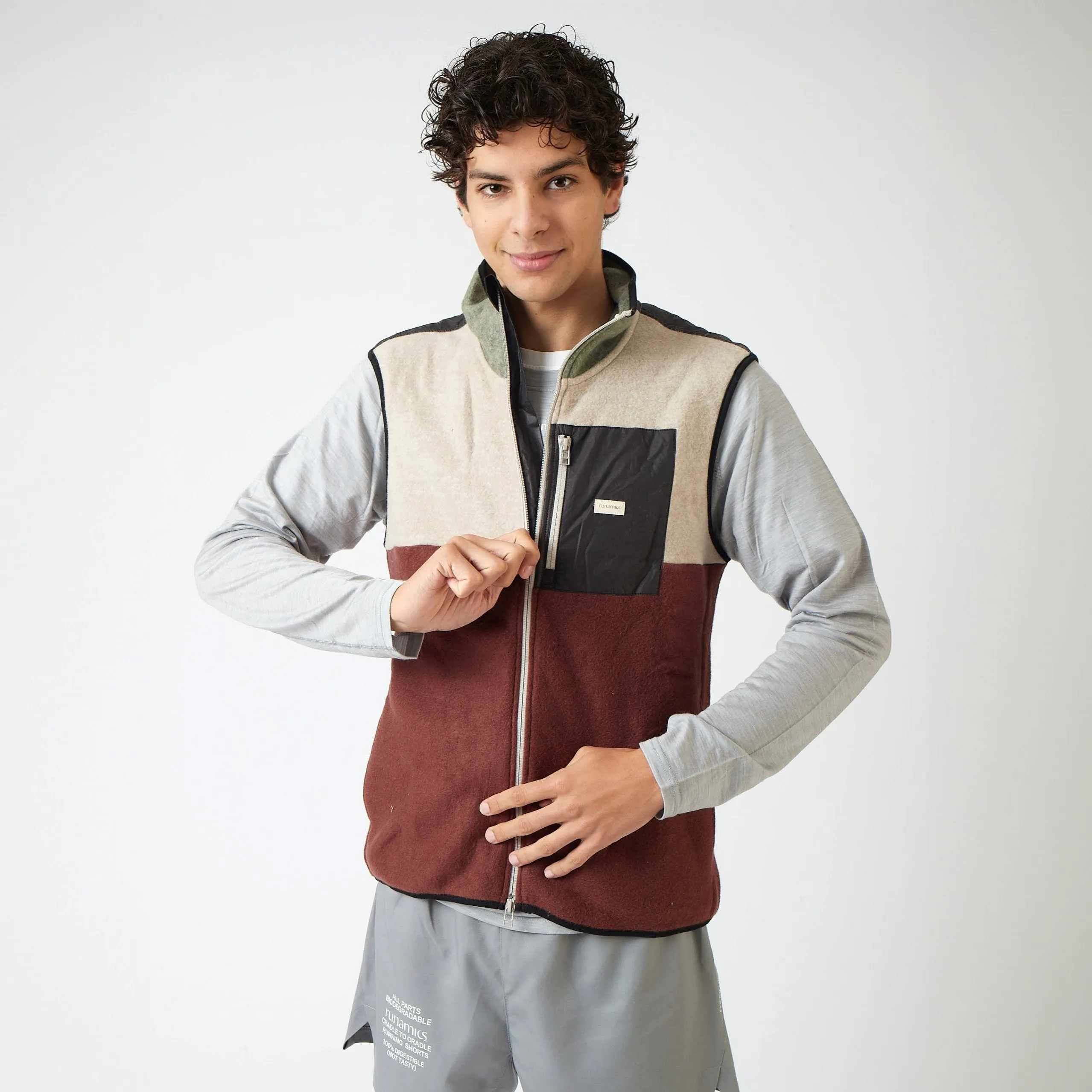 TheNova Merino Fleece Weste, Rustic-Pine, unisex