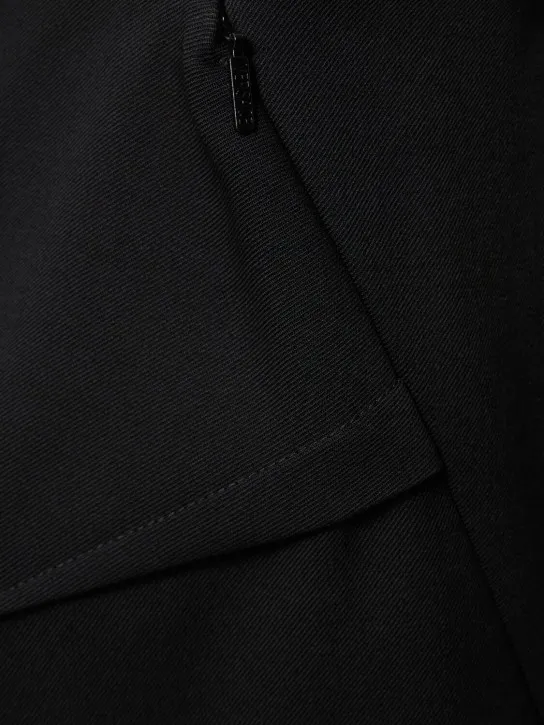 Versace   Stretch wool midi skirt 