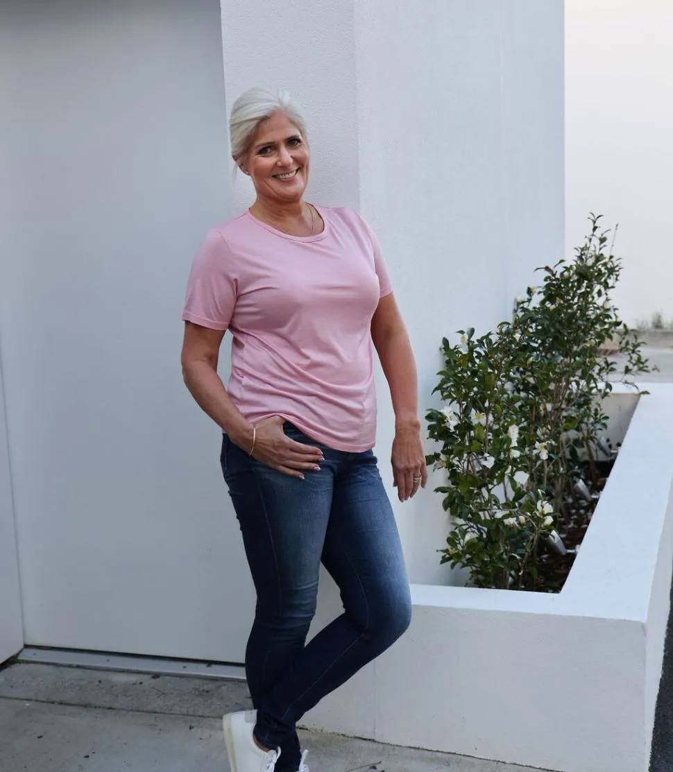 Women's Silkspun Short Sleeve Crew