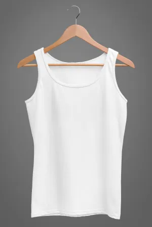 Women's Tank Top: White