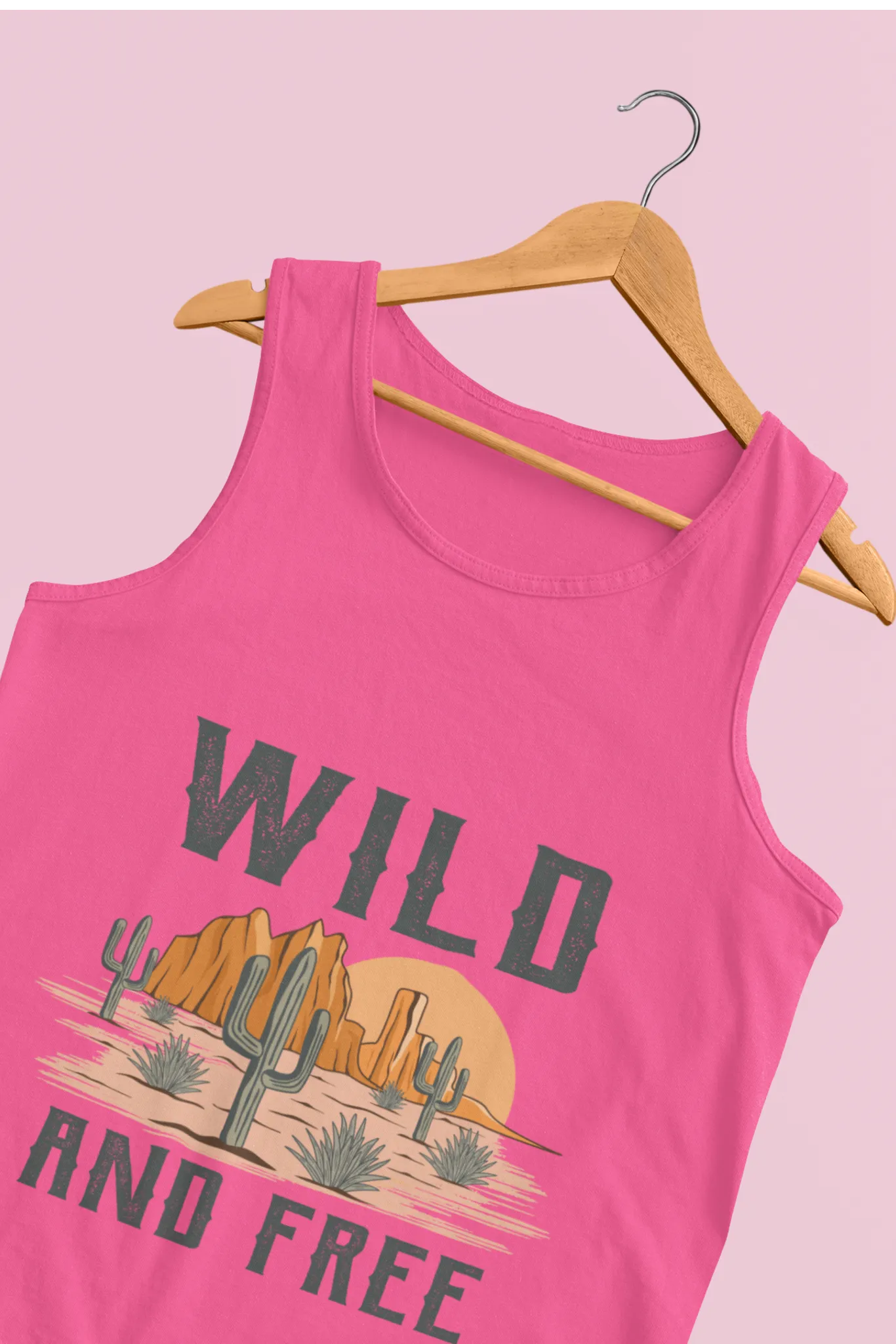 Women's Tank Top: Wild & Free