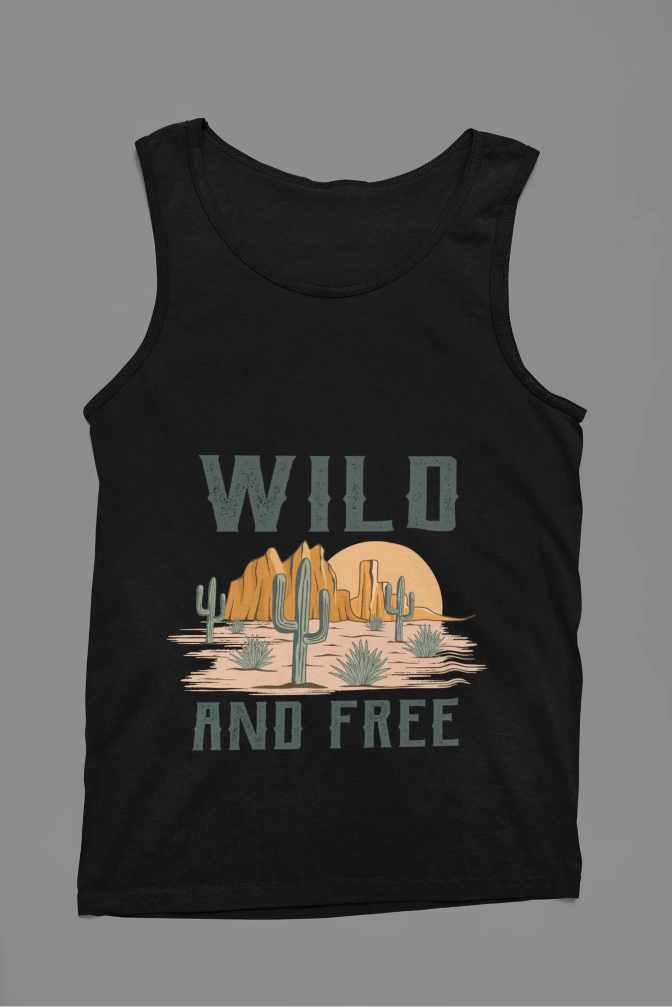 Women's Tank Top: Wild & Free