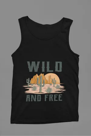 Women's Tank Top: Wild & Free