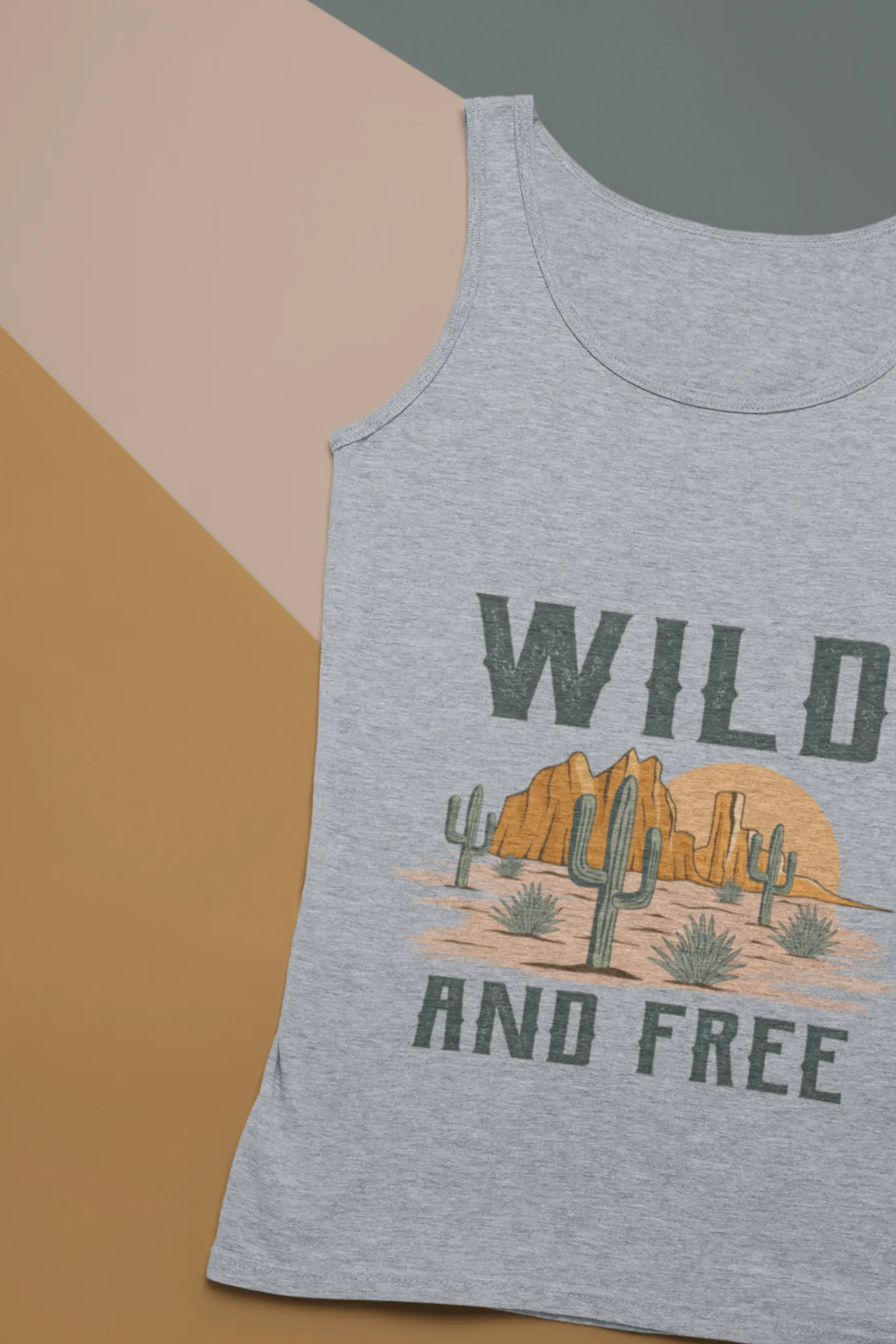 Women's Tank Top: Wild & Free